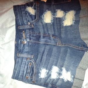Jean shorts